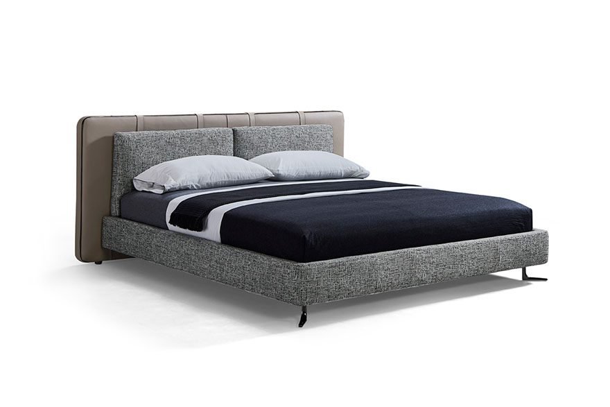 Leather King Bed 