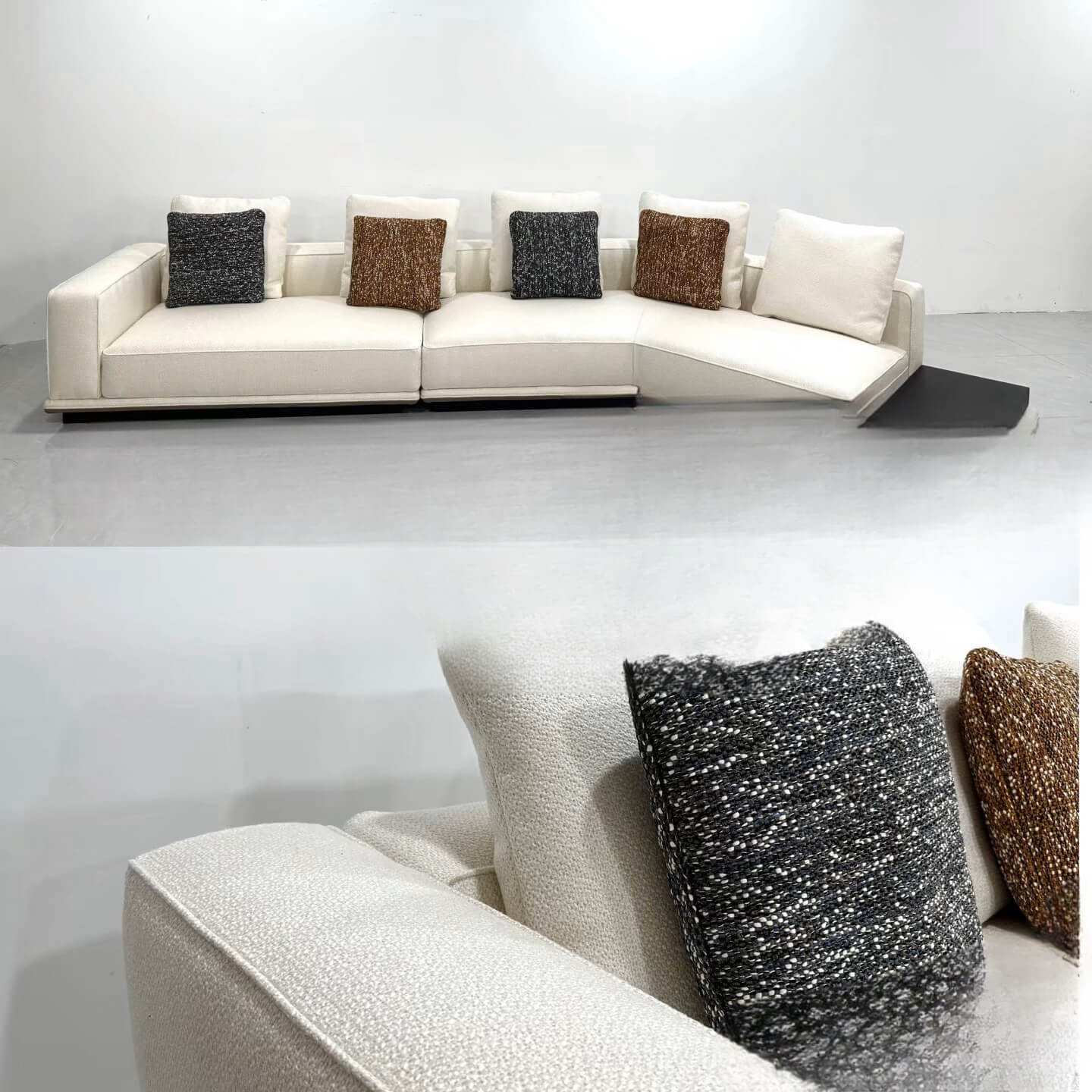 Caution! There are several details to pay attention to with the Horizon sofa.