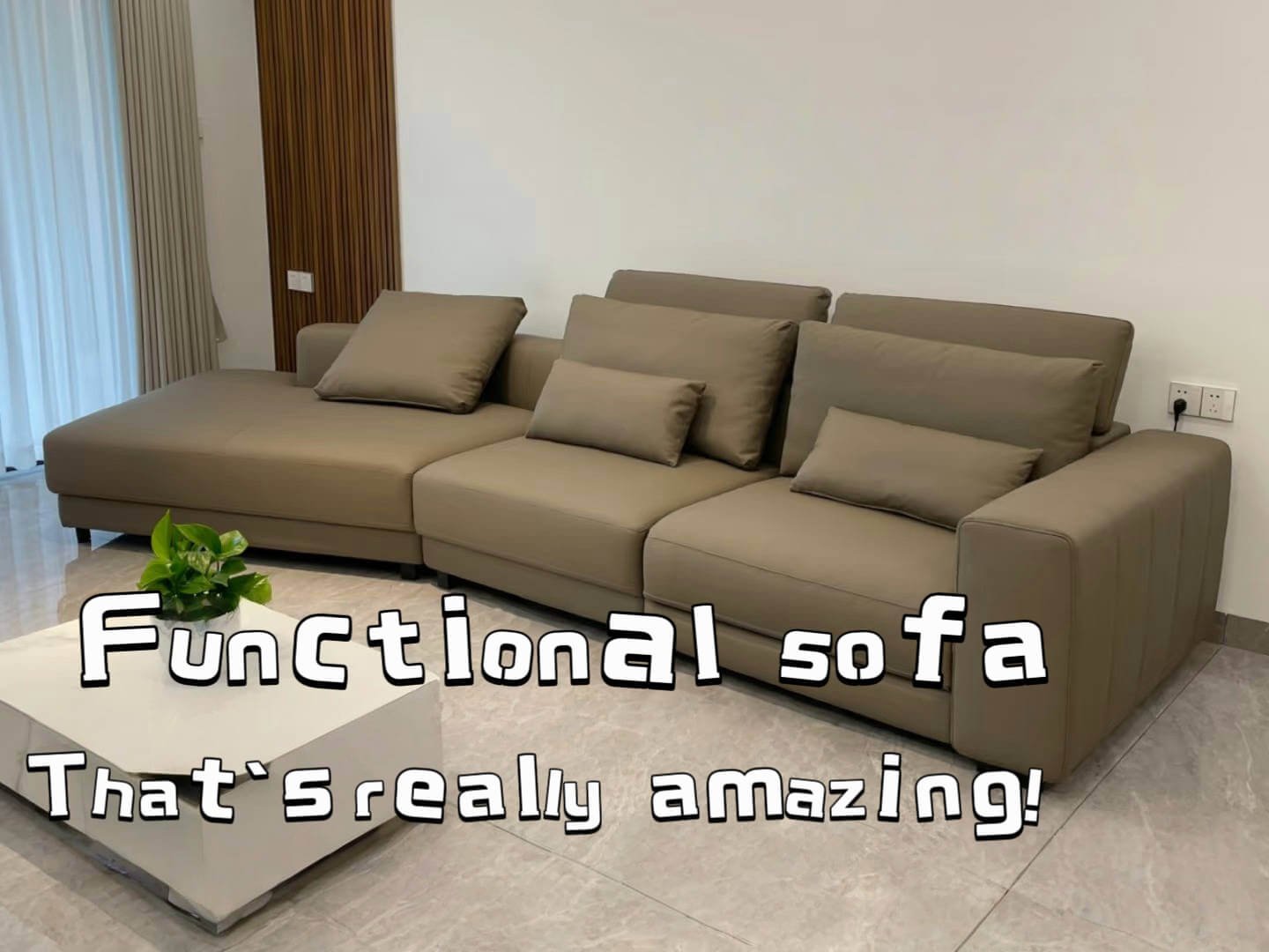 Leather recliner sofa｜The modern-style entryway recommendations are amazing!
