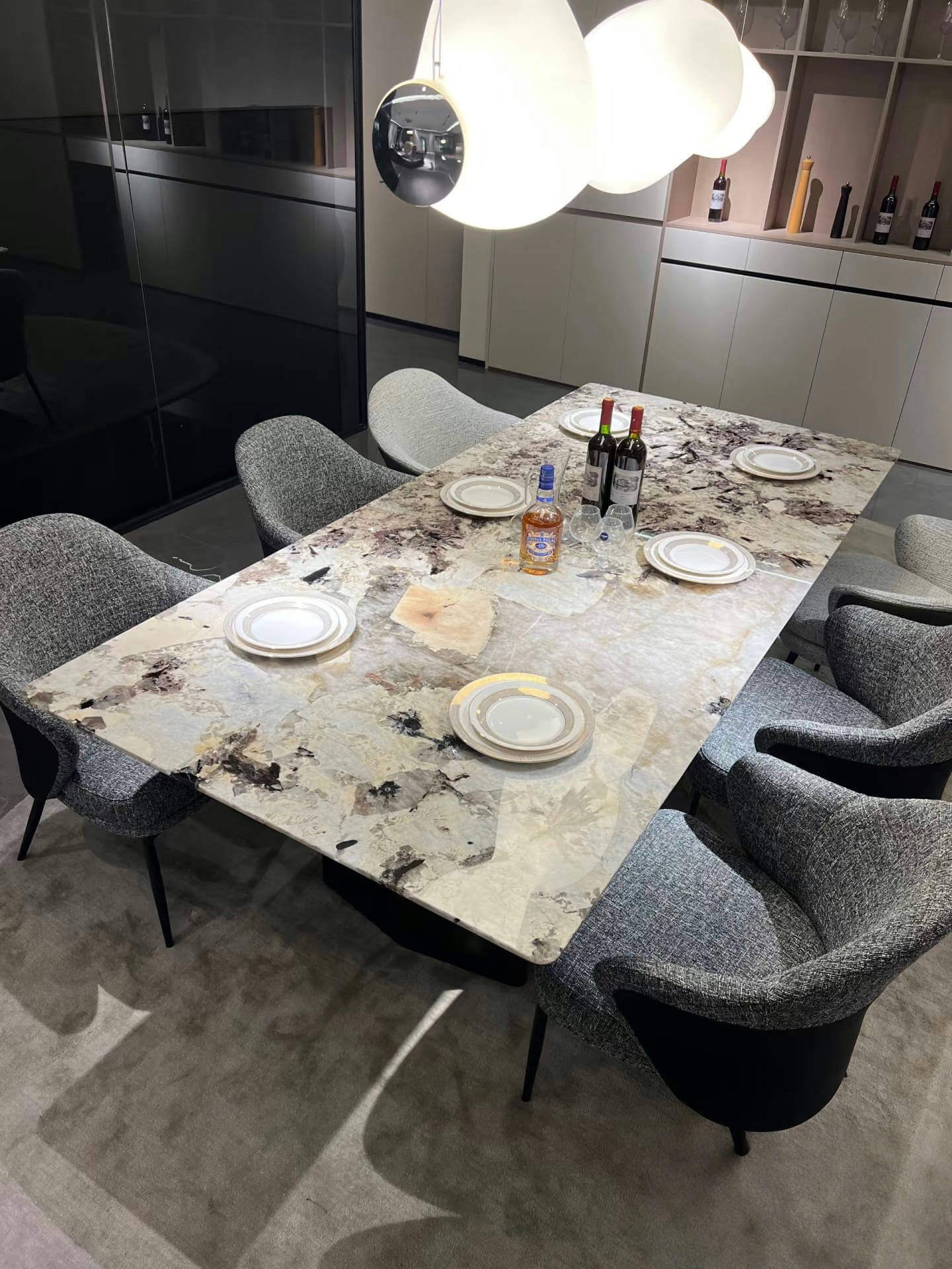 A dining table full of mystery