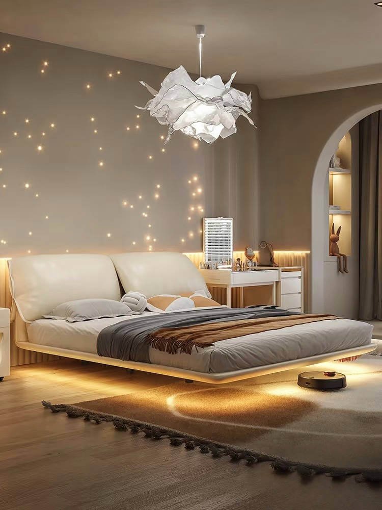 Elephant Ear Floating Bed: A New Trend in Bedrooms, Perfectly Blending Comfort and Design