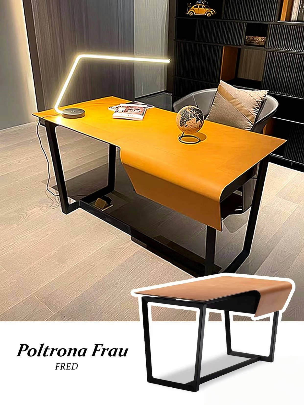 Poltrona Frau Unveils Stylish and Personalized Desks, Redefining the Aesthetics of Home Office Spaces