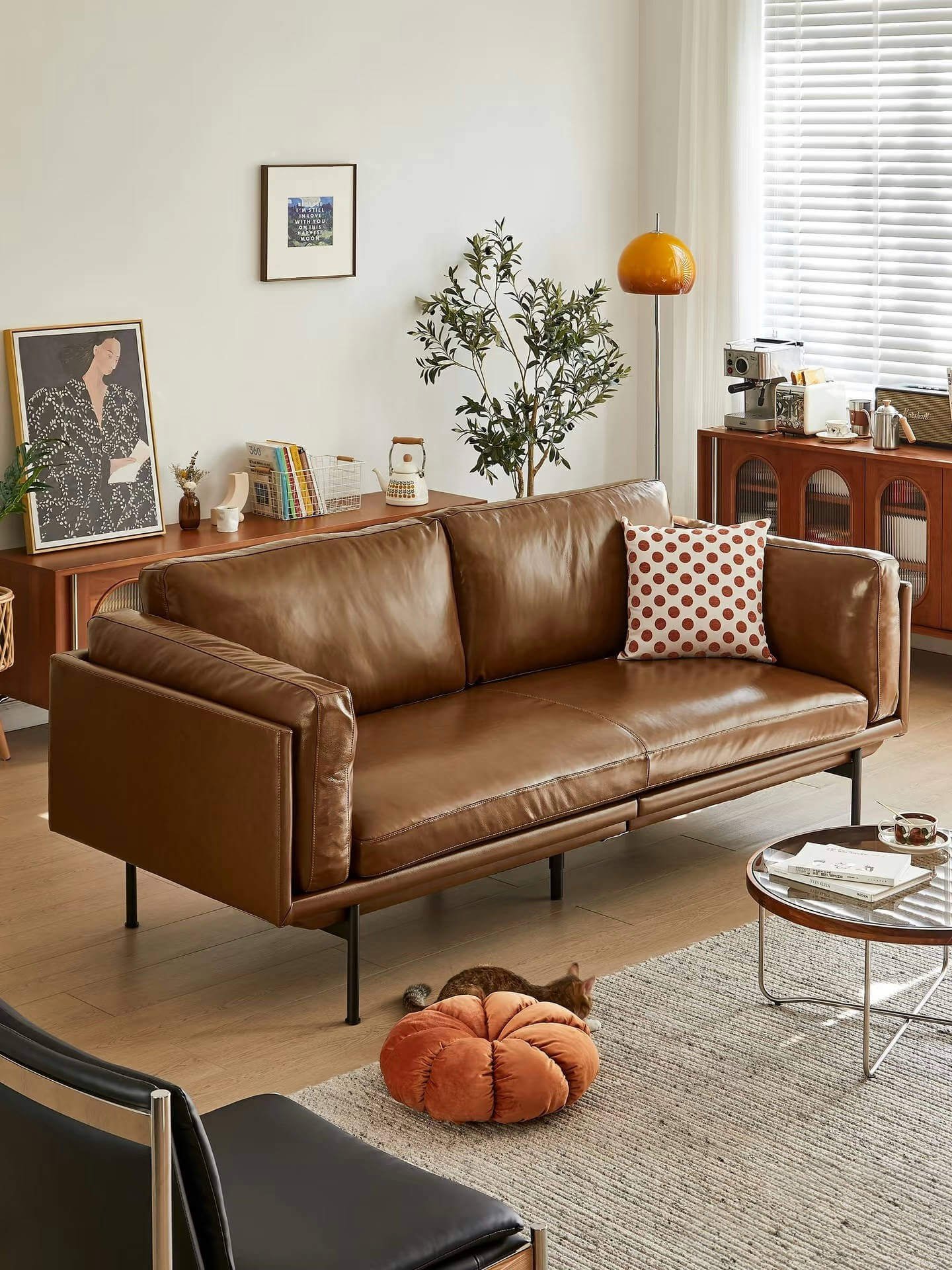 Top 10 Vintage Sofas | Embrace Laid-back Brown Tones
