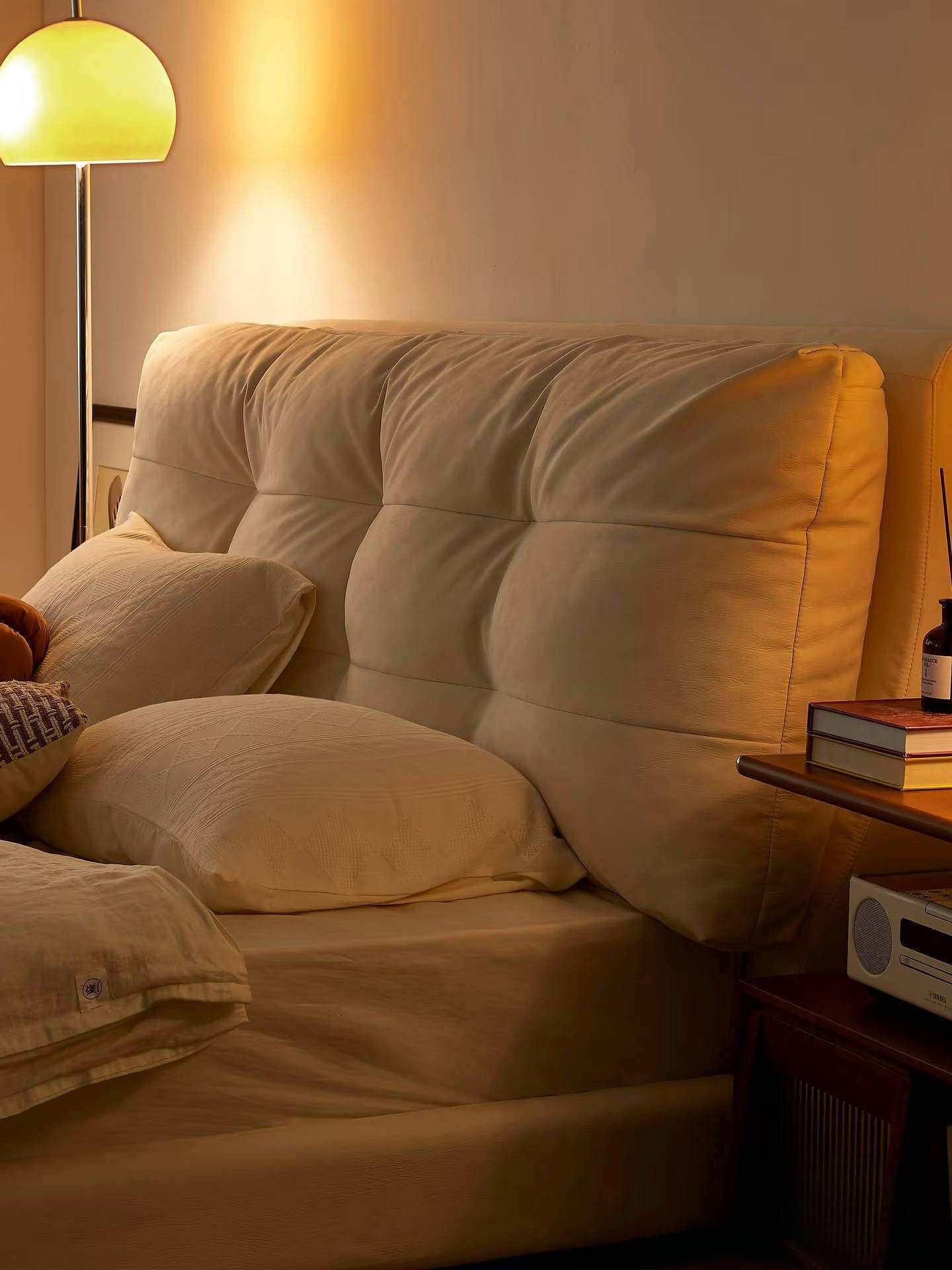 No Flips, Just Bliss: The Big Backrest Cloud Bed So Comfortable!