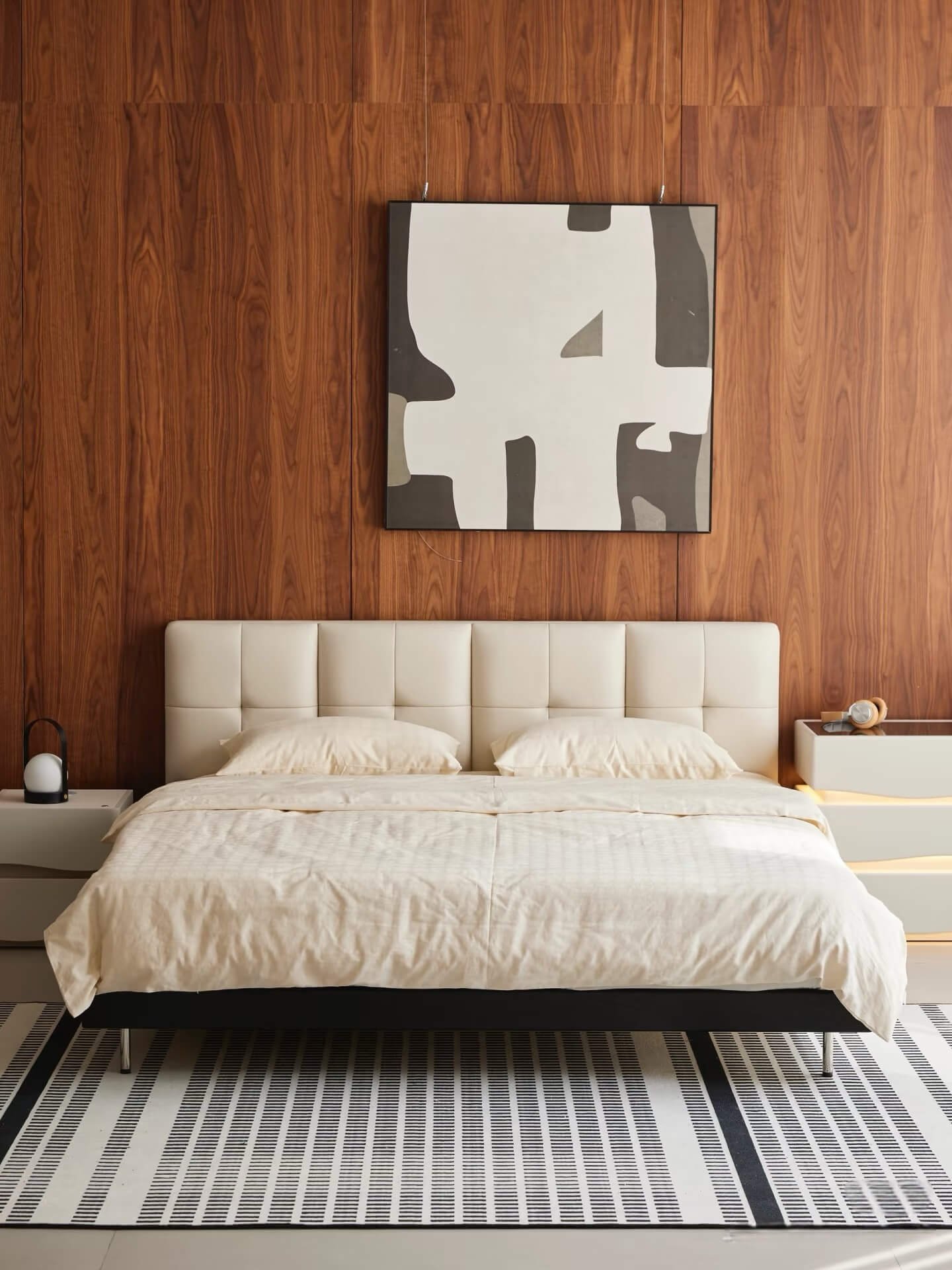White Chocolate Leather Bed: A Sweet Dream in the Bedroom