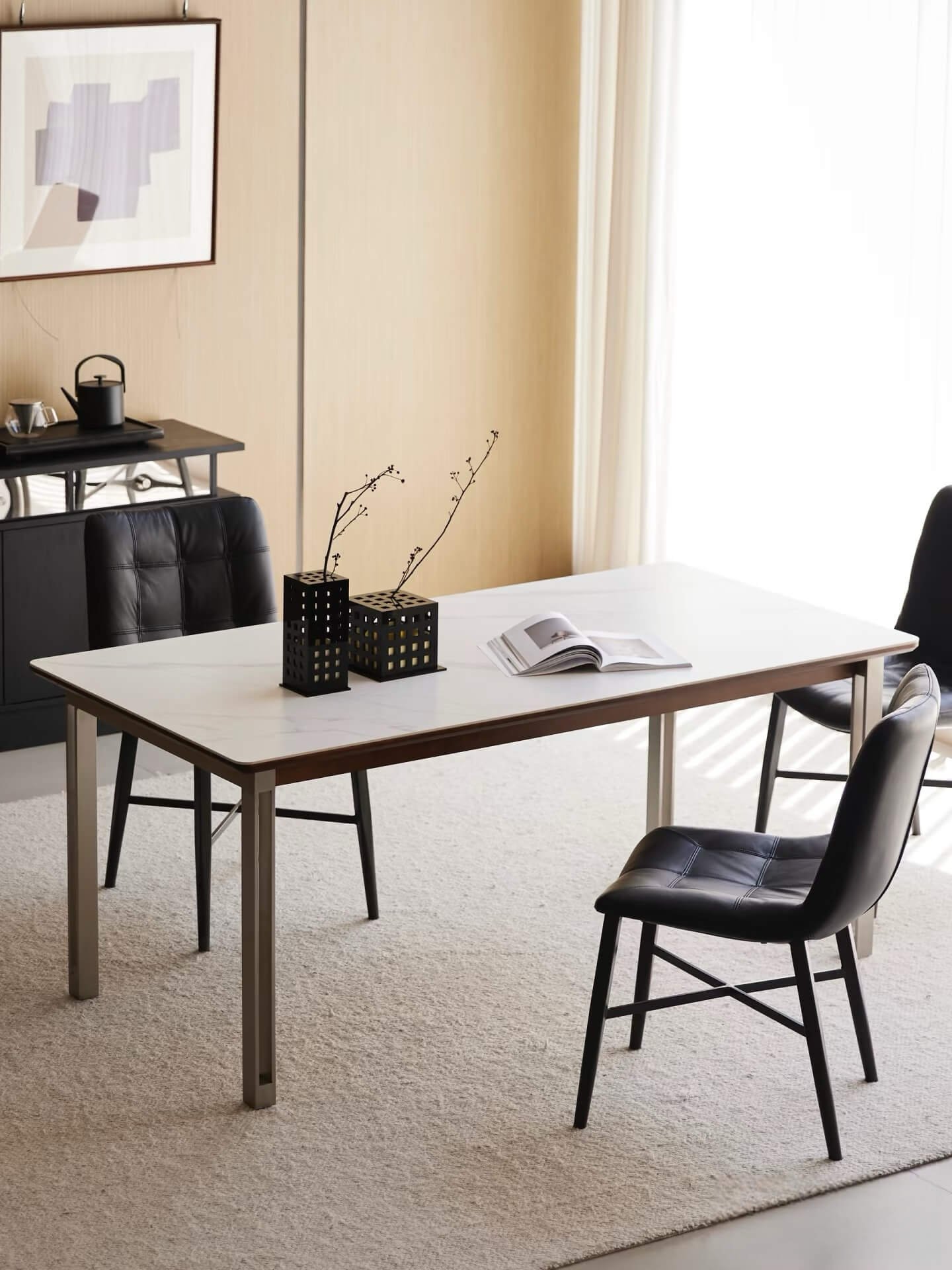 Rock Panel Dining Table: Redefining Happiness in the Home