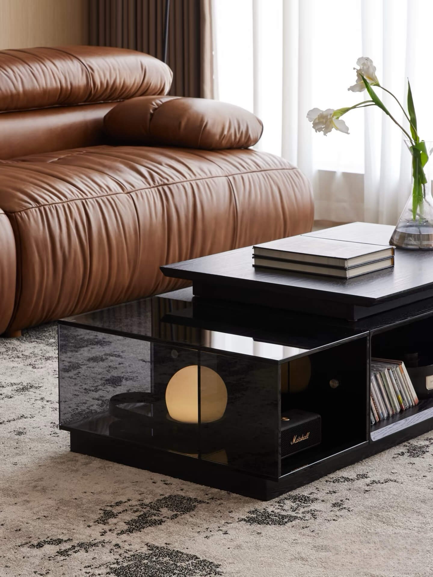 The Expandable Black Coffee Table