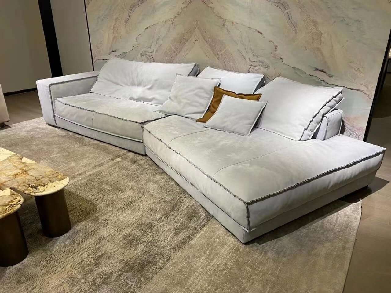 Italian Minimalism, Perfected: The Baxter Monumental Sofa