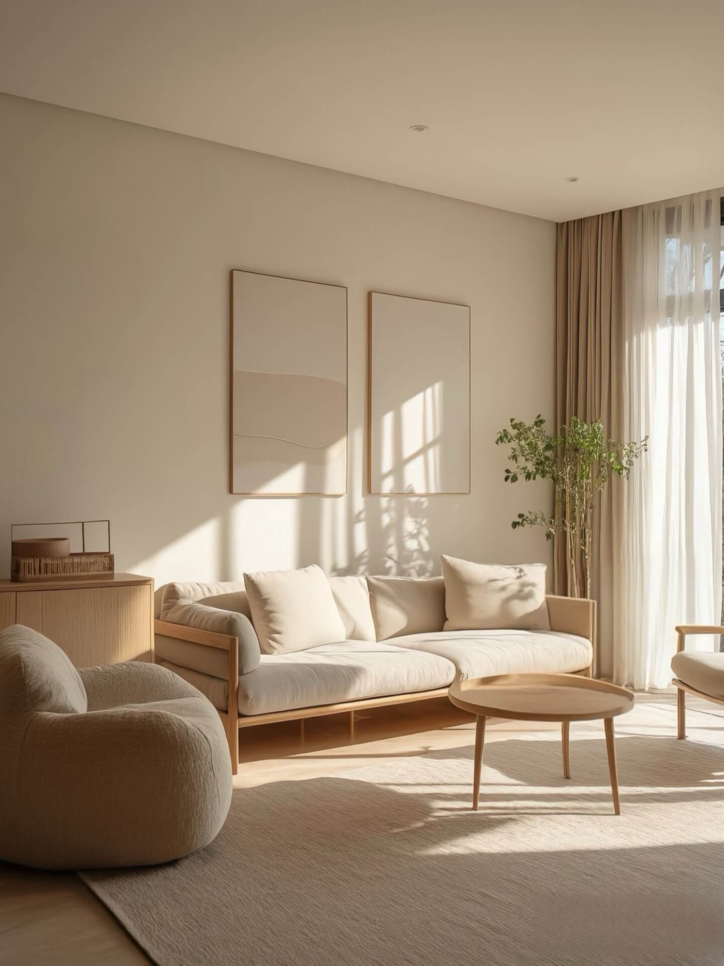 The Cream Living Room: Packing an Entire Afternoon of Softness into One Space