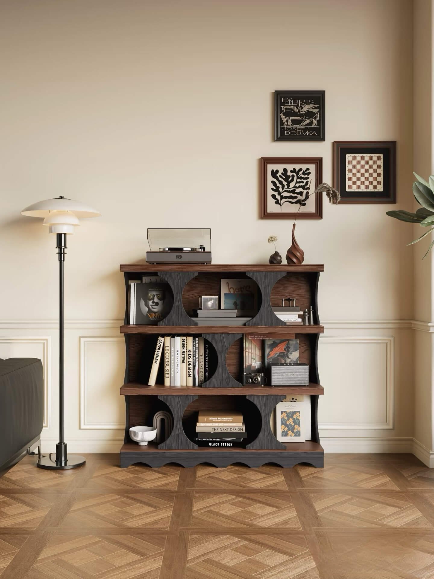 A Curve That Halts Time—The Whispered Tale of the French-Vintage Hadid Bookcase